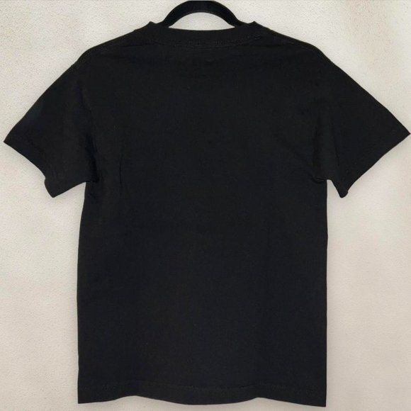 Half Evil Graphic T-Shirt 333 Black & Yellow Face Size Small - Picture 2 of 4